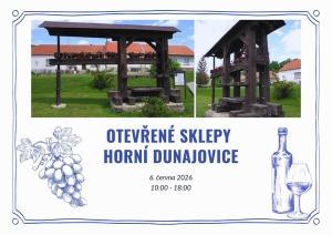 Pozvánka na otevřené sklepy v Horních Dunajovicích 
